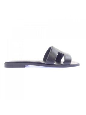 Hermes Oran Sandals Black